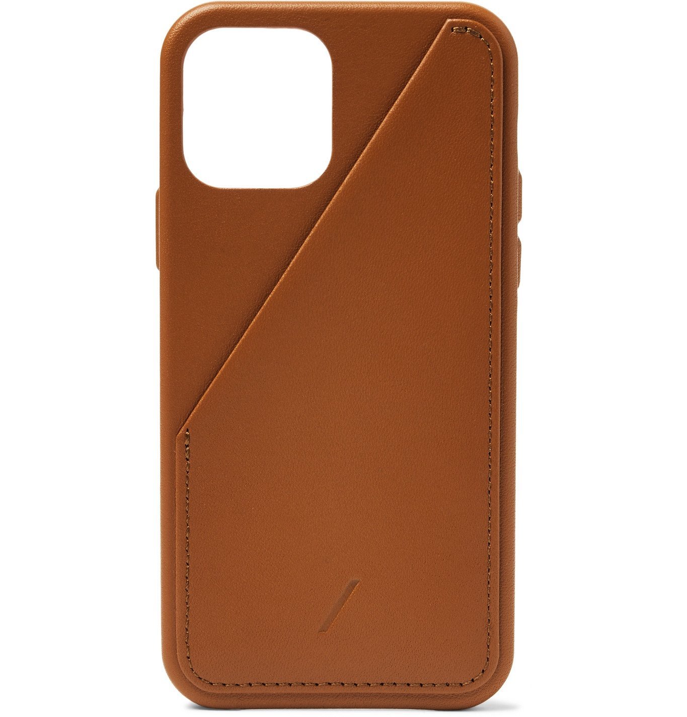 NATIVE UNION Clic Card Leather iPhone 12 Case Brown Native Union