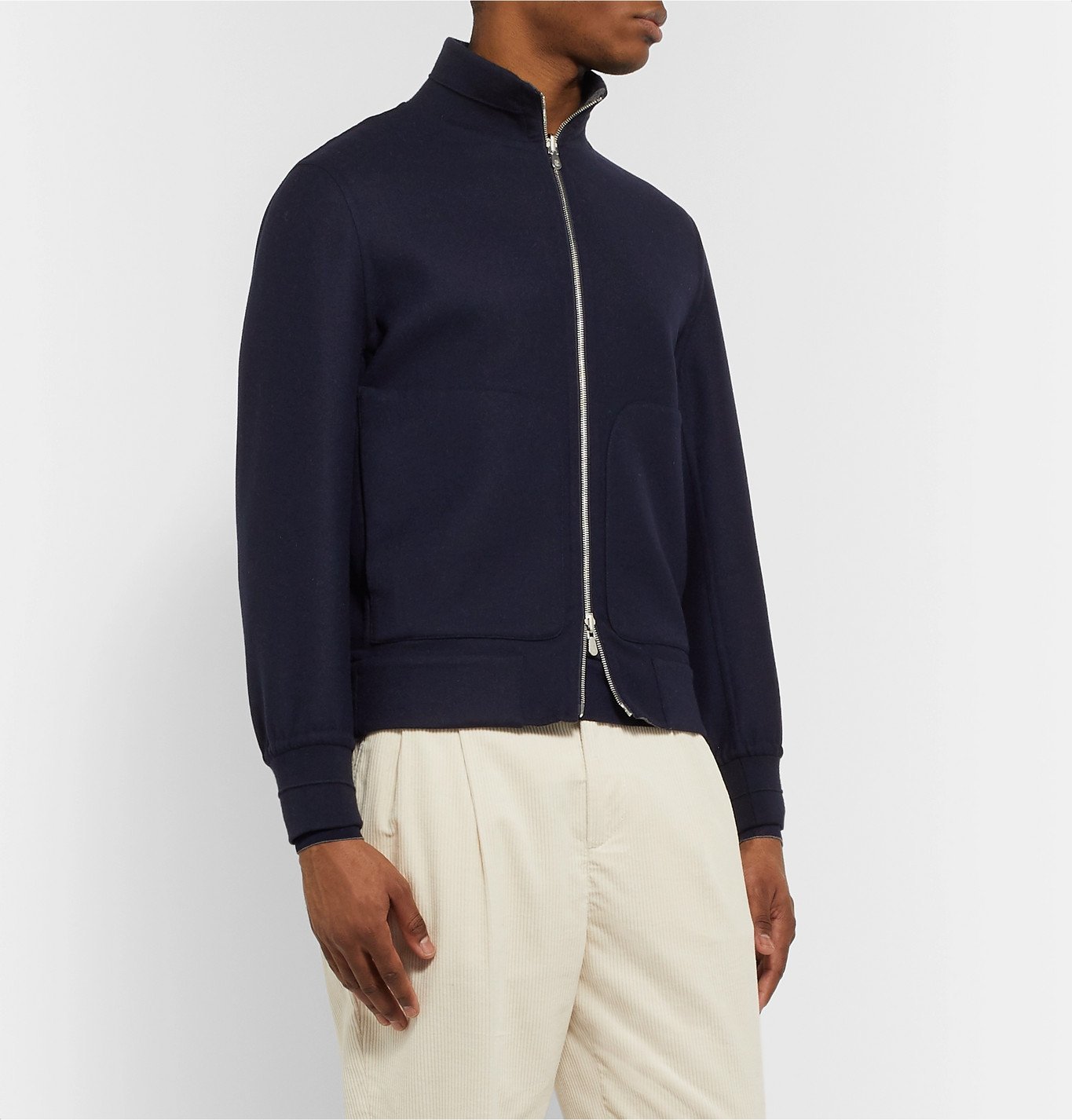 Bomber Jacket - Blue Brunello Cucinelli