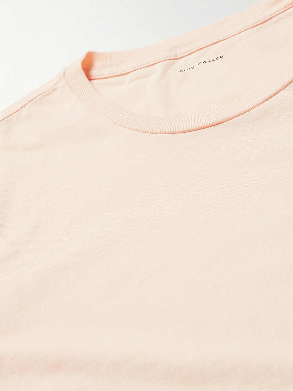 Club Monaco - Williams Cotton-Jersey T-Shirt - Pink Club Monaco