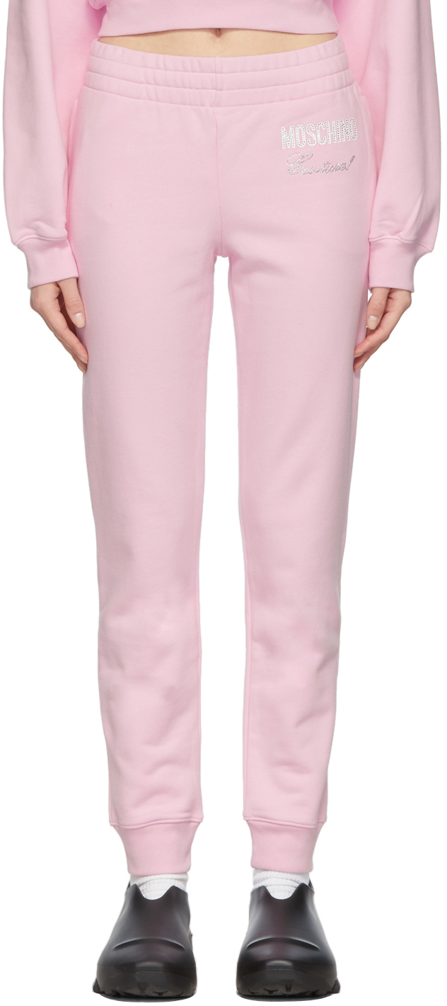 Moschino Pink Teddy Lounge Pants Moschino
