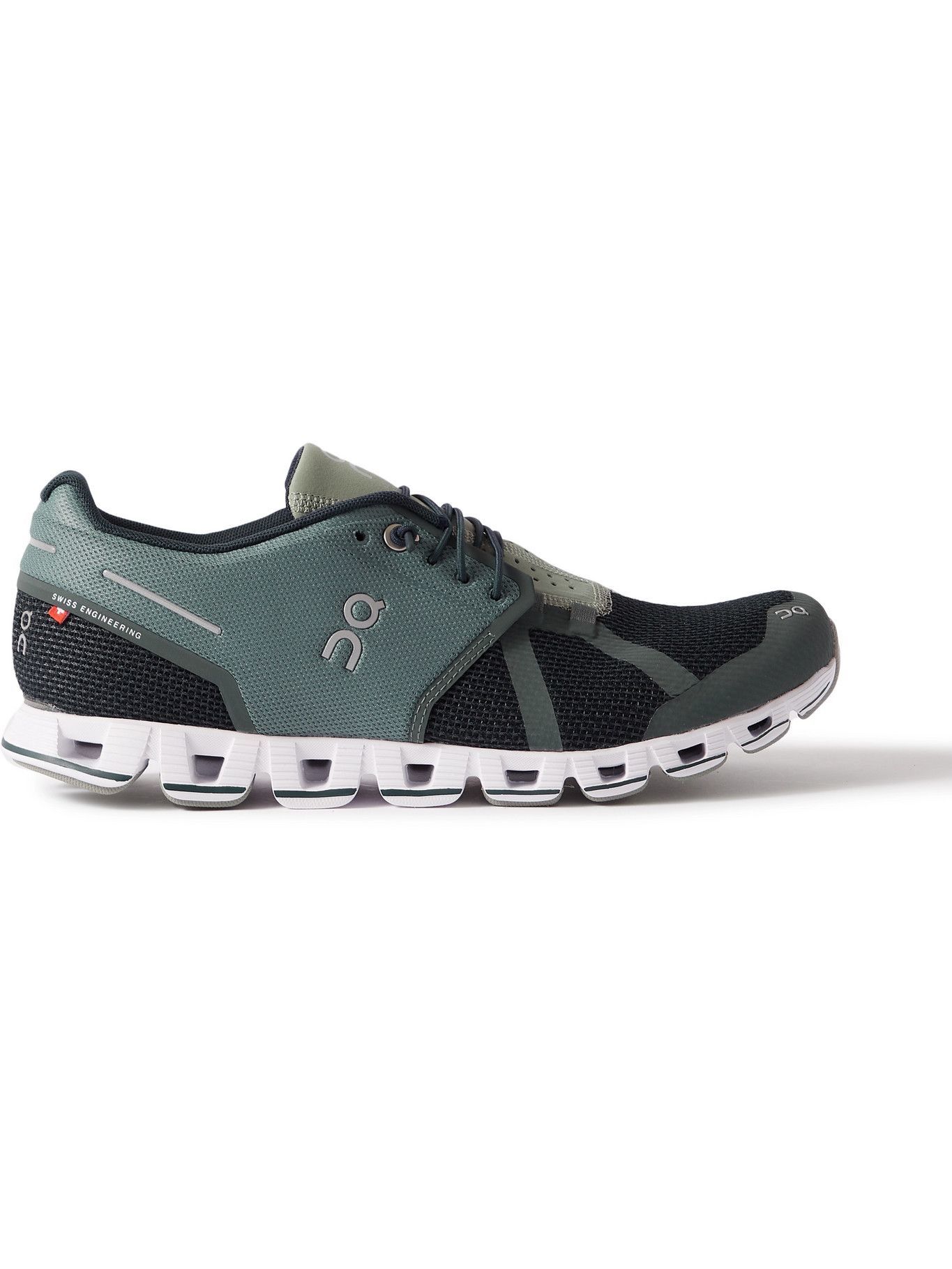 on cloud running shoes green