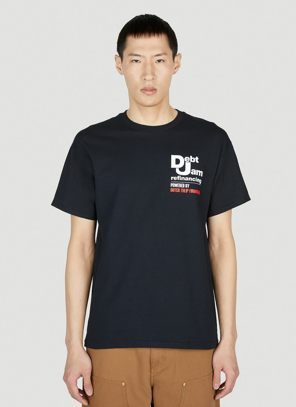 DTF.NYC - Debt Jam Short-Sleeved T-shirt in Black