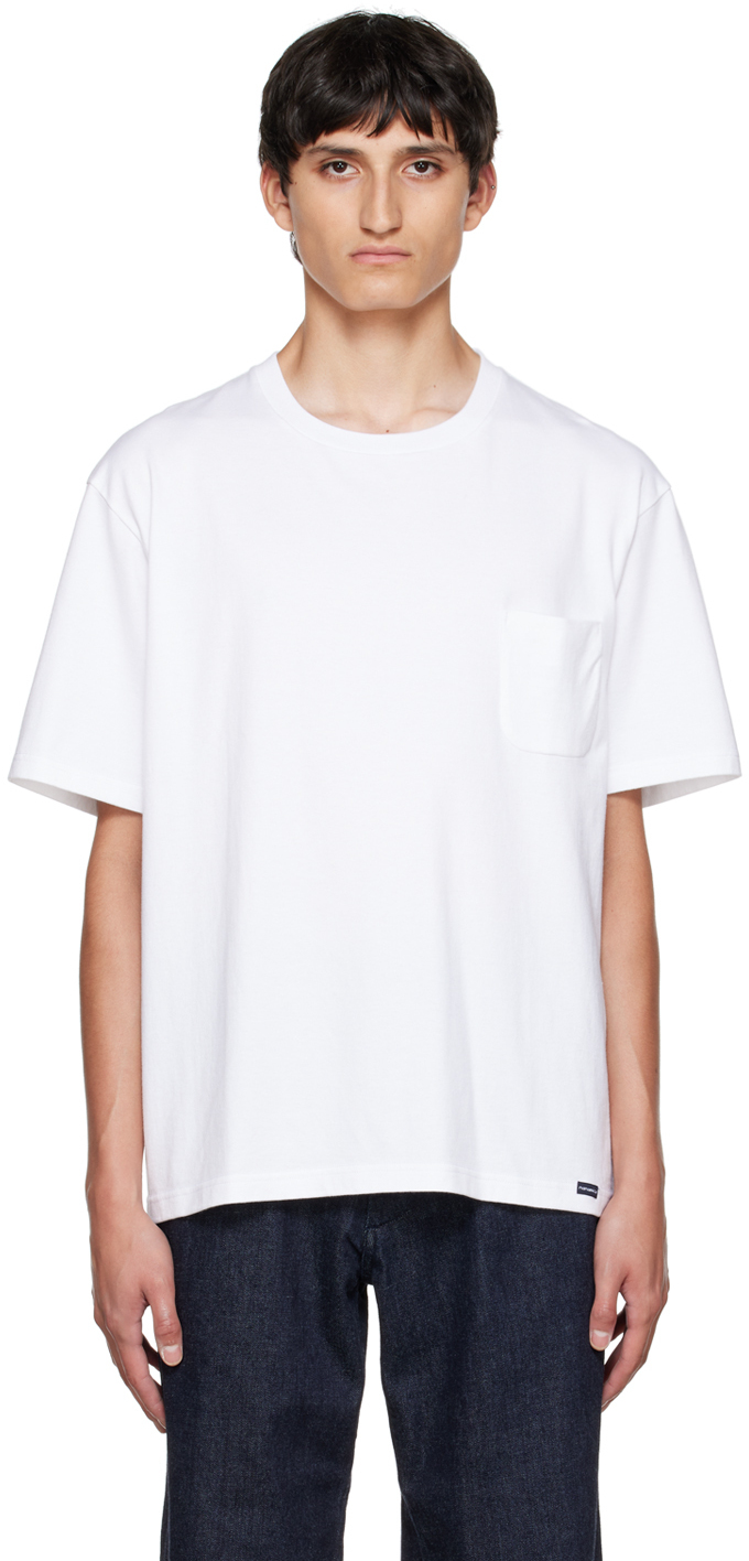 Nanamica White Pocket T-Shirt Nanamica