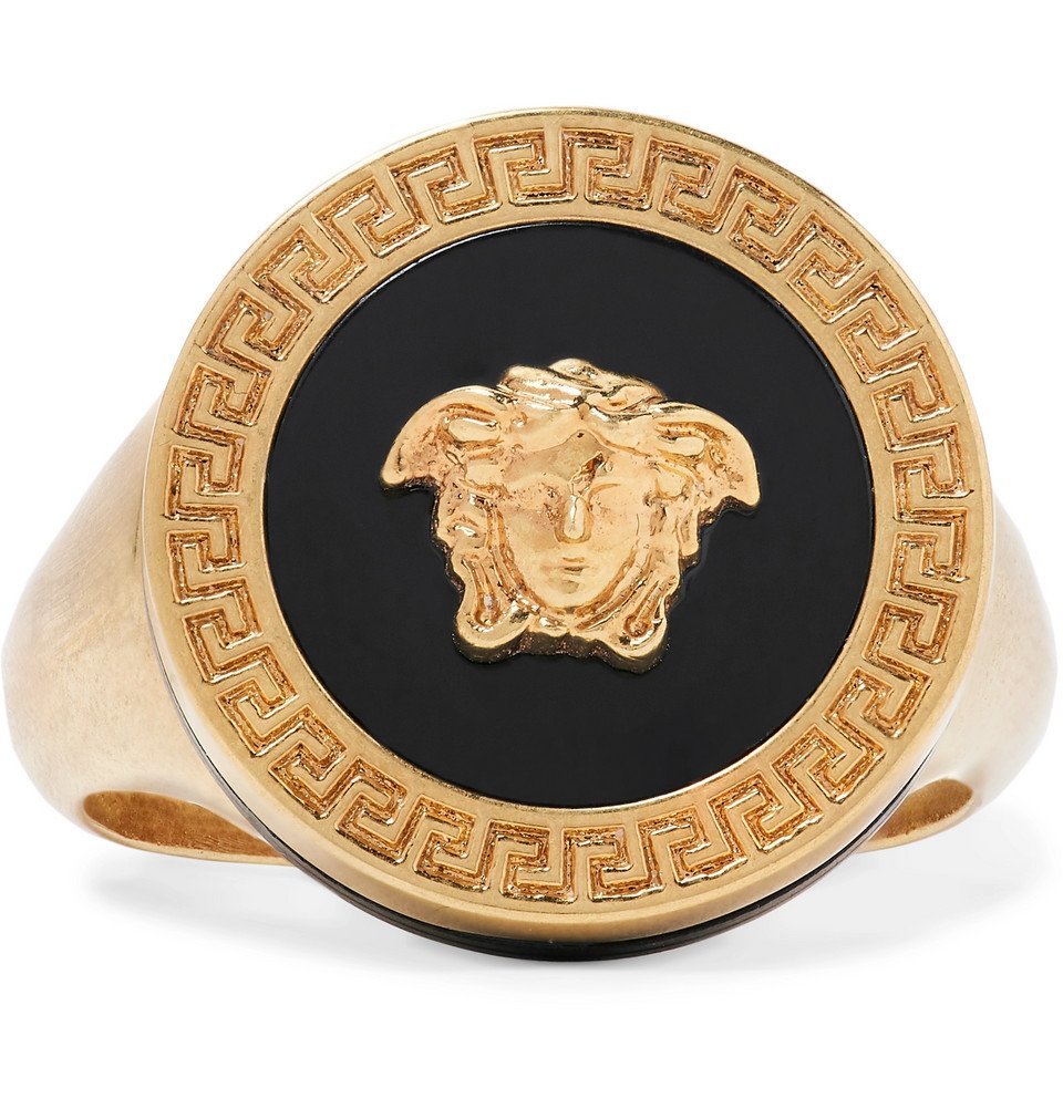 versace gold ring price