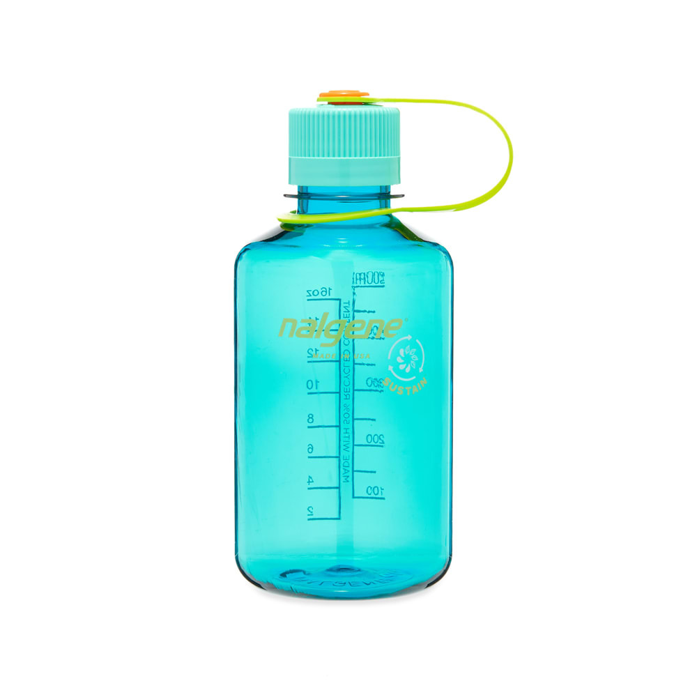 Nalgene Narrow Mouth Tritan Sustain Water Bottle in Cerulean 500ml Nalgene