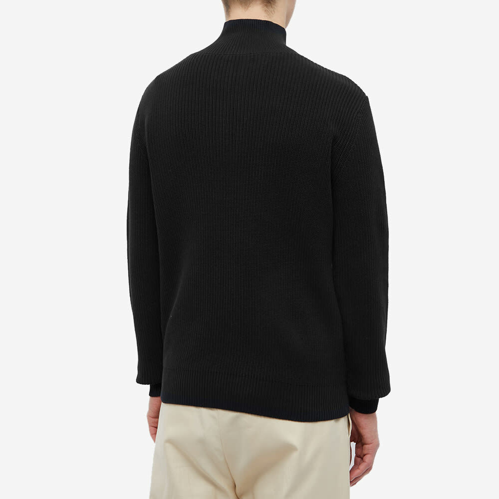 JW Anderson Men's Half Zip Jumper in Black JW Anderson
