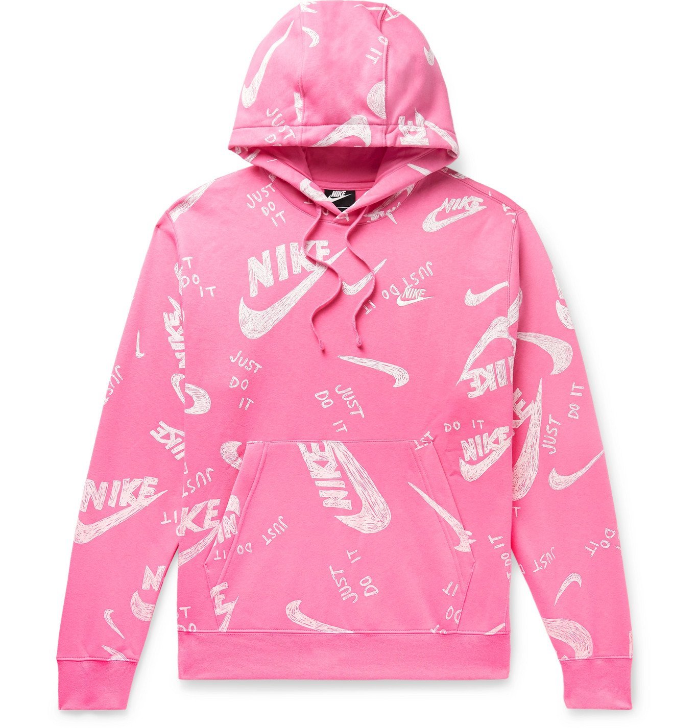nike just do it hoodie pink