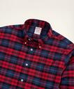 Brooks Brothers Men's Madison Relaxed-Fit Portuguese Flannel Shirt | Red/Navy