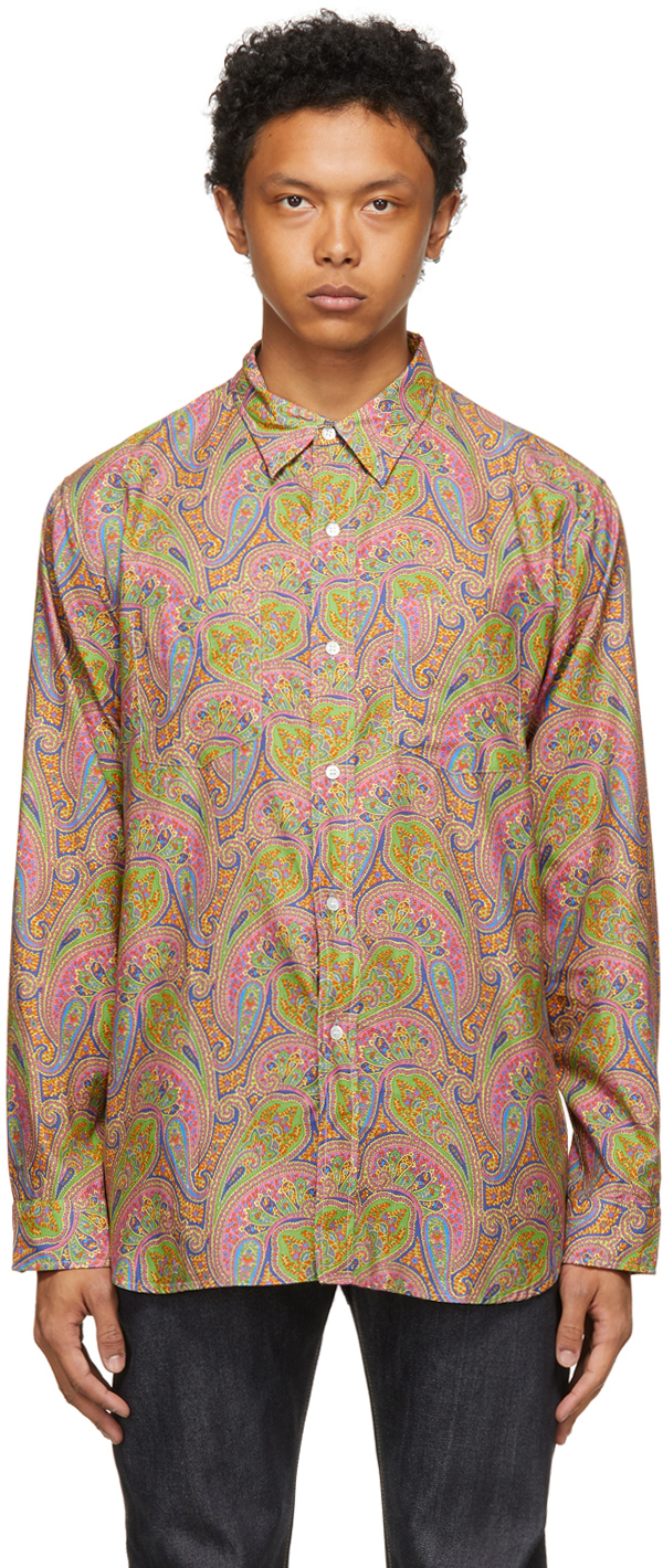 Levi's Vintage Clothing Multicolor Central Station Design Edition Paisley  70s Shirt Levi's Vintage