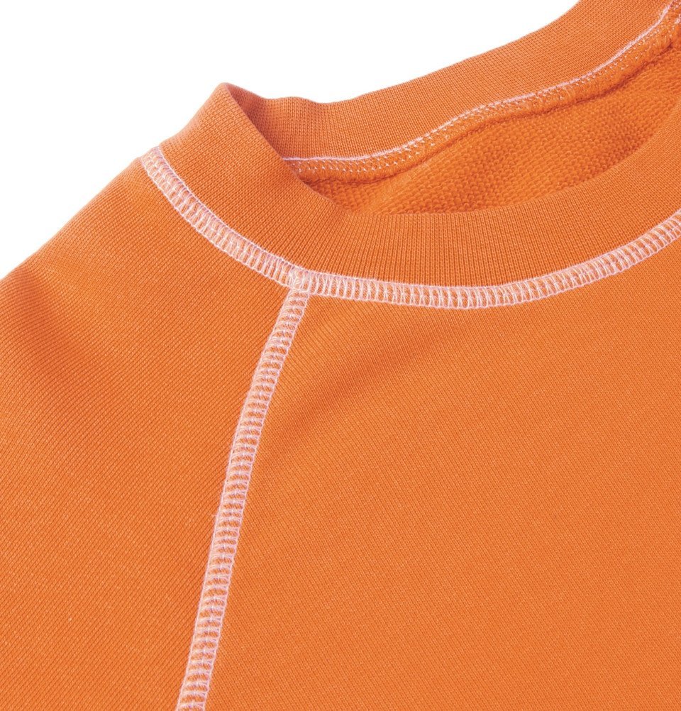 Très Bien - Logo-Appliquéd Loopback Cotton-Jersey Sweatshirt - Orange ...