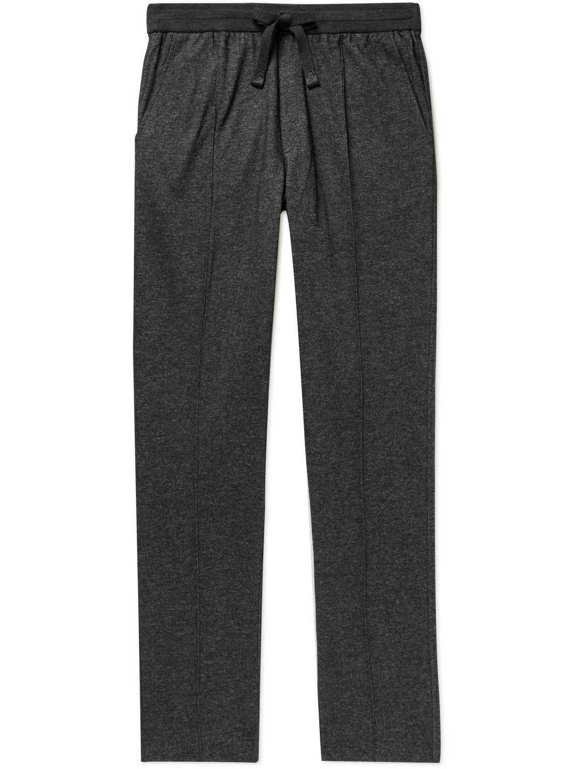Brioni - Tapered Cashmere and Cotton-Blend Suit Trousers - Gray Brioni