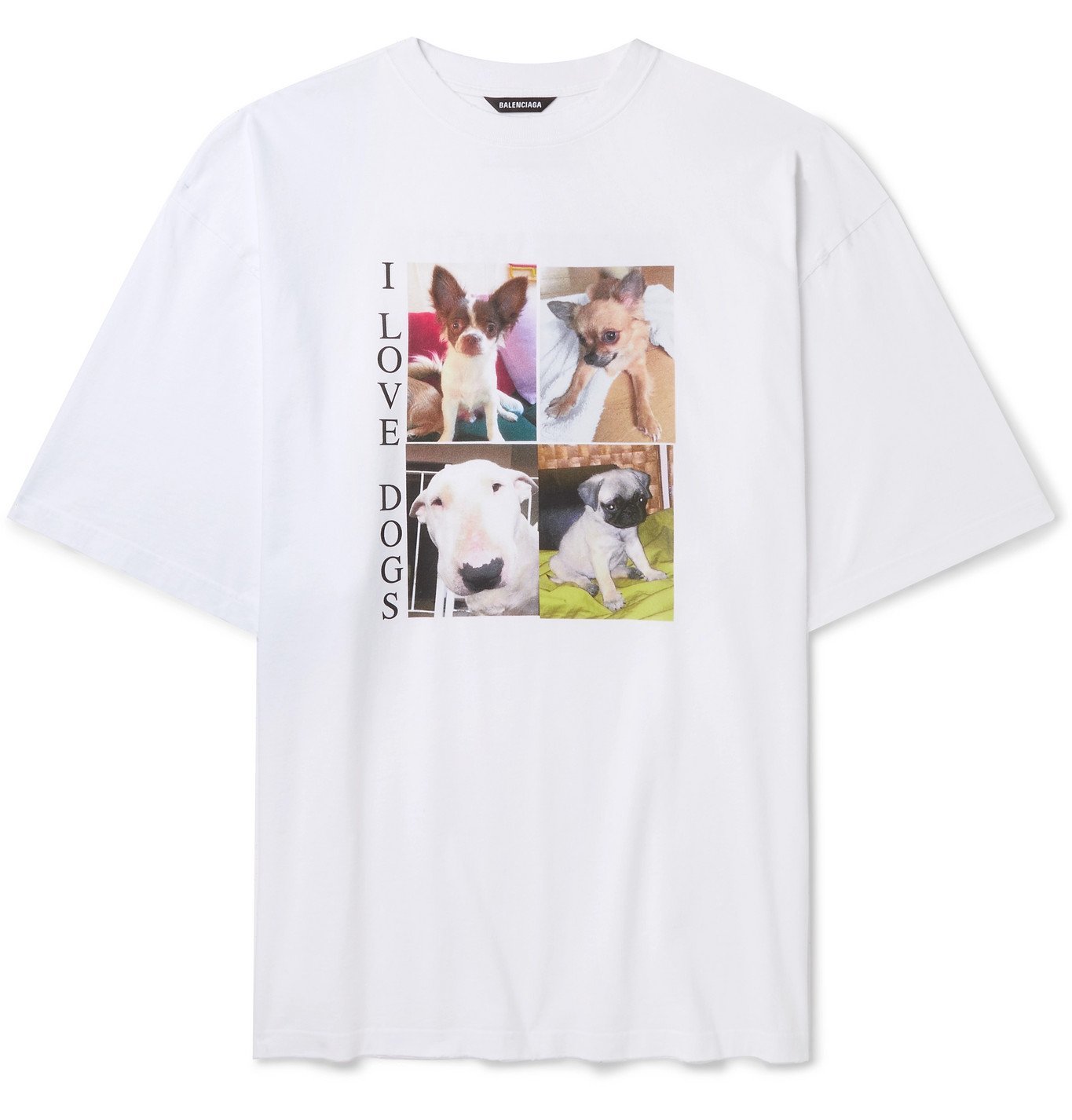 white balenciaga shirt