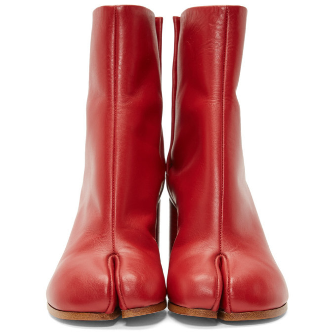 red tabi boots