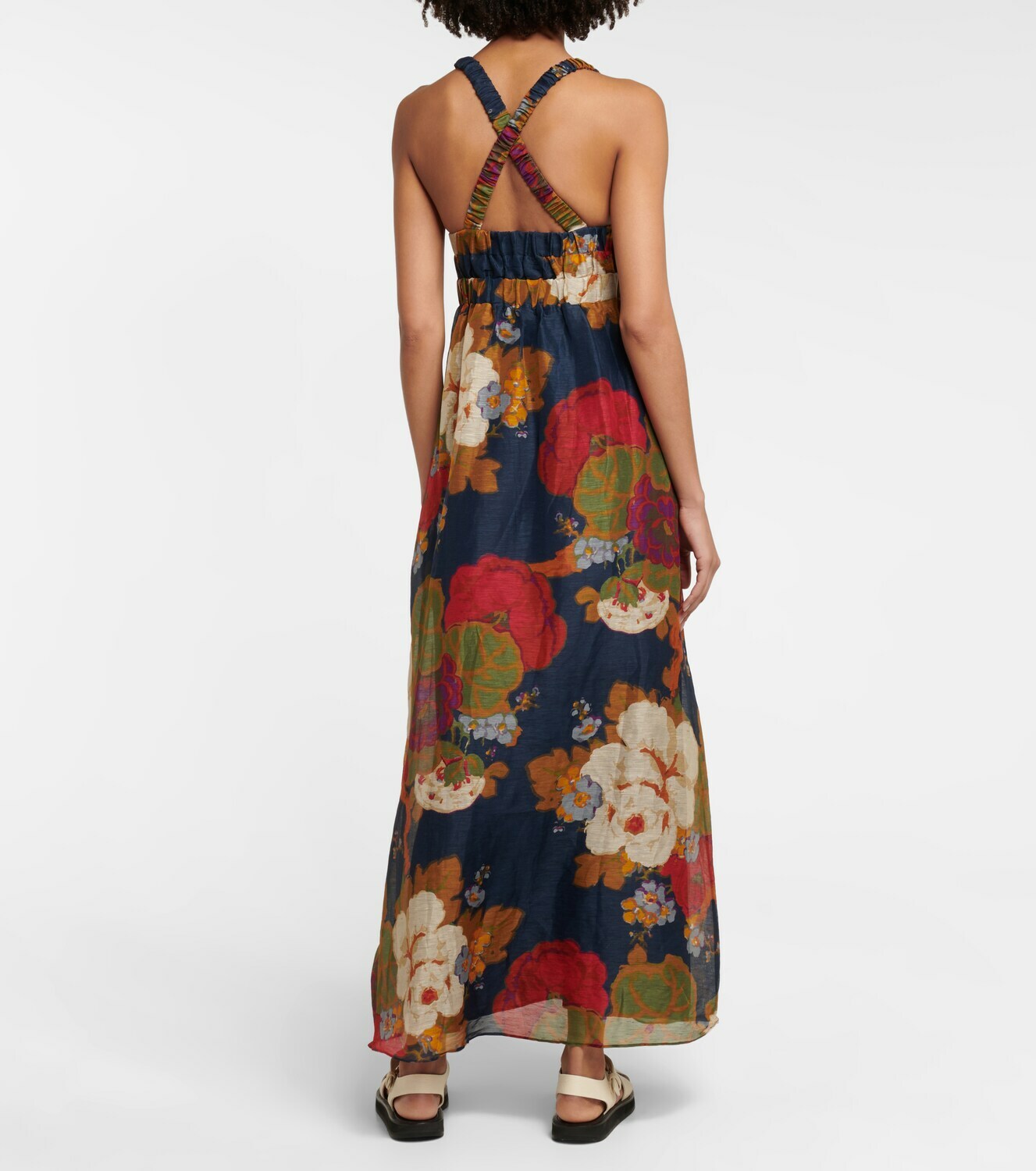 SIR - Bonita linen and silk maxi dress SIR.