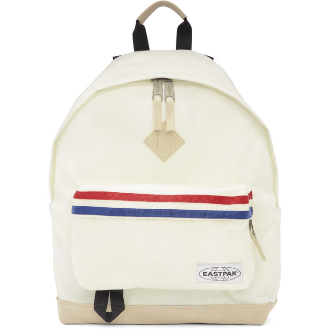 eastpak white backpack