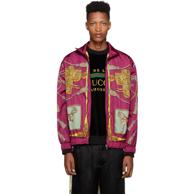 gucci jacket purple