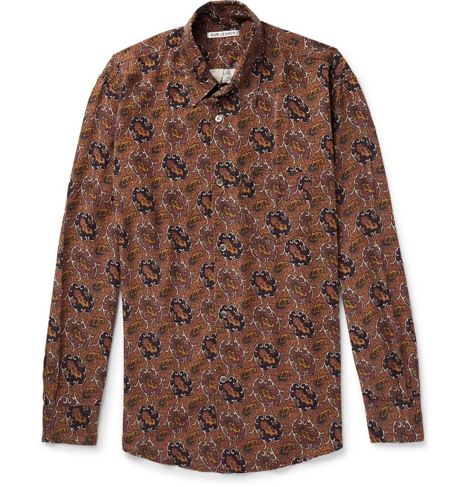 Our Legacy - Paisley-Print Twill Shirt 