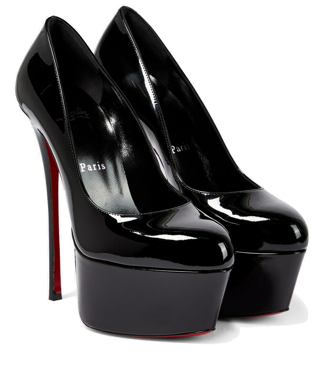 Christian Louboutin - Dolly Alta 160 Leather Platform Pumps Christian ...