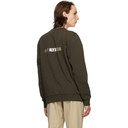 1017 ALYX 9SM Brown Mirrored Logo Sweatshirt