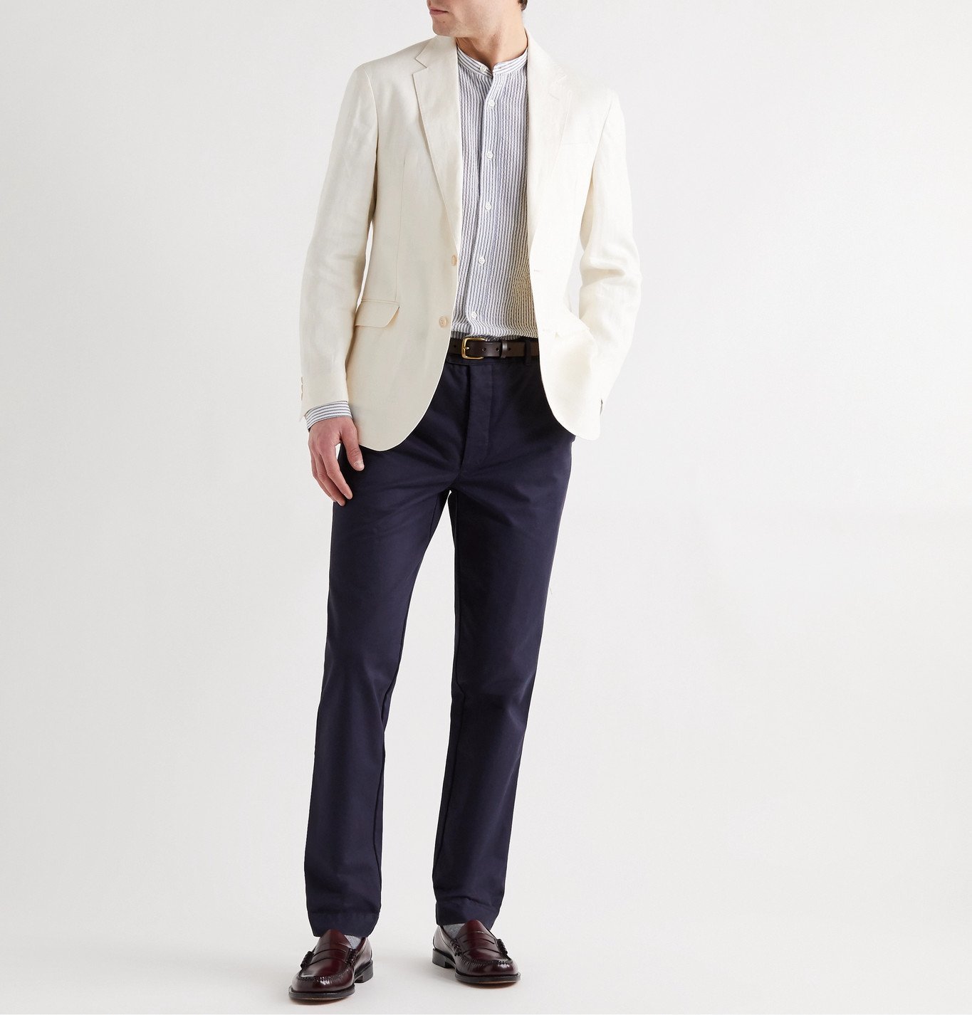 POLO RALPH LAUREN - Unstructured Linen Suit Jacket - Neutrals Polo Ralph  Lauren