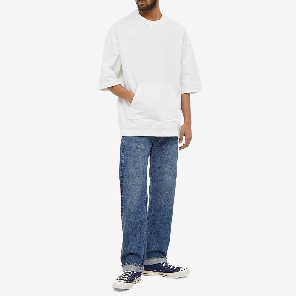 orSlow Men's Kangaroo Pocket TShirt in White orSlow