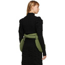 Paula Canovas Del Vas Green Wool Pocket Belt