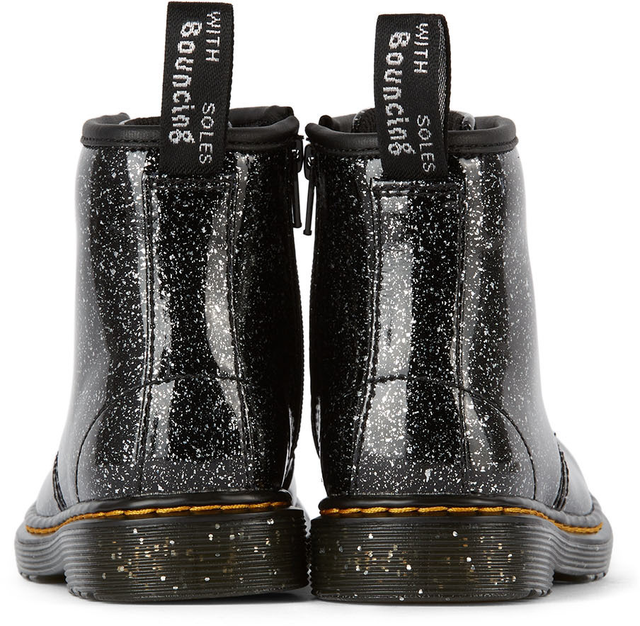 Black 1460 Glitter Boots Dr. Martens