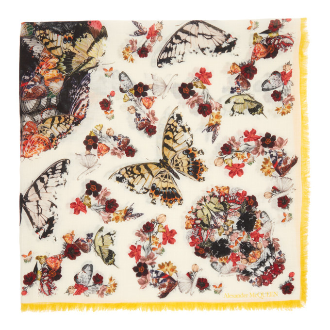 Alexander McQueen Multicolor Botanical Paisley Shawl Alexander McQueen