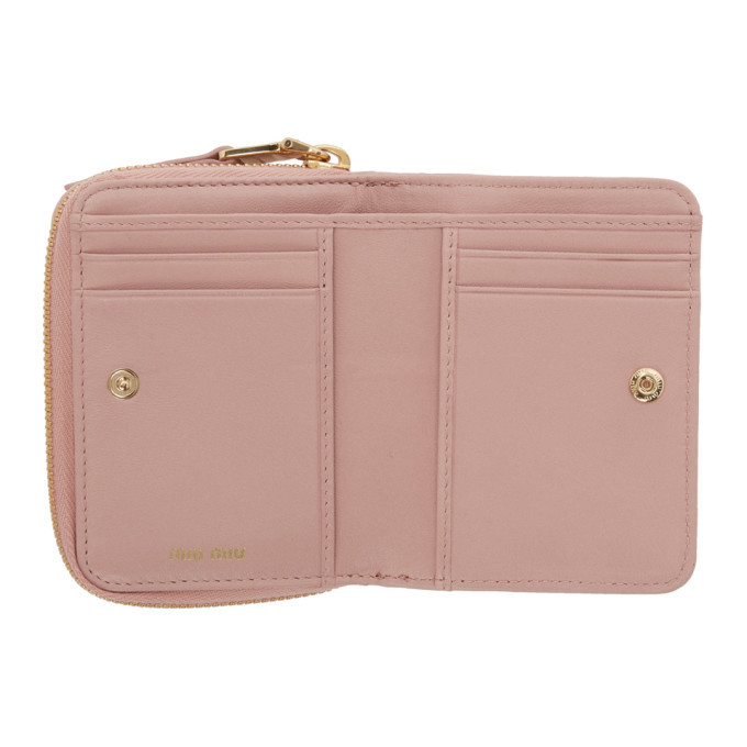 MUI MUI Zip Round Wallet - munimoro.gob.pe