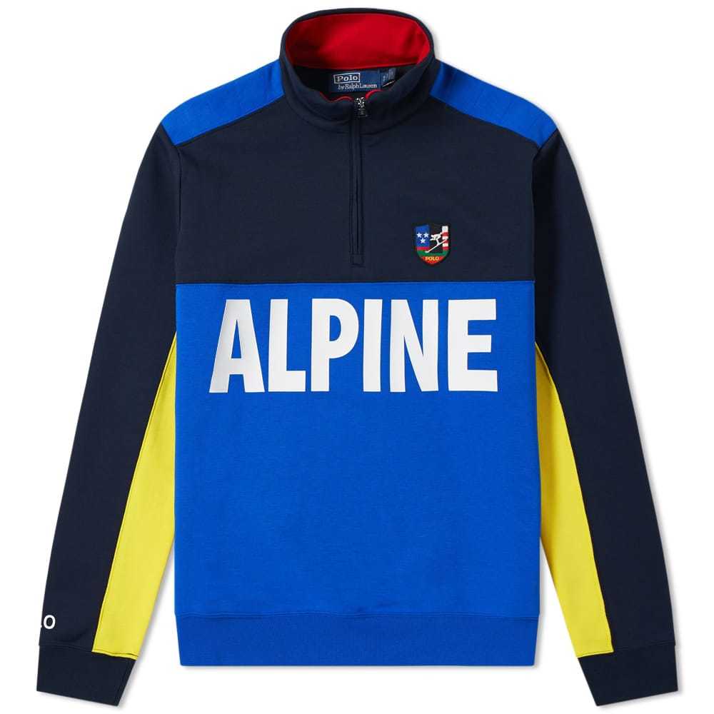 Polo Ralph Lauren Alpine Half Zip Sweat Sapphire Star Multi Polo Ralph  Lauren