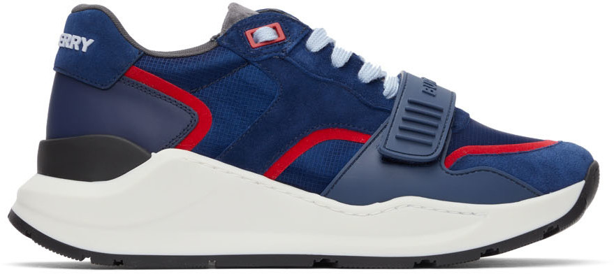 Photo: Burberry Blue & Red Ramsey Sneakers