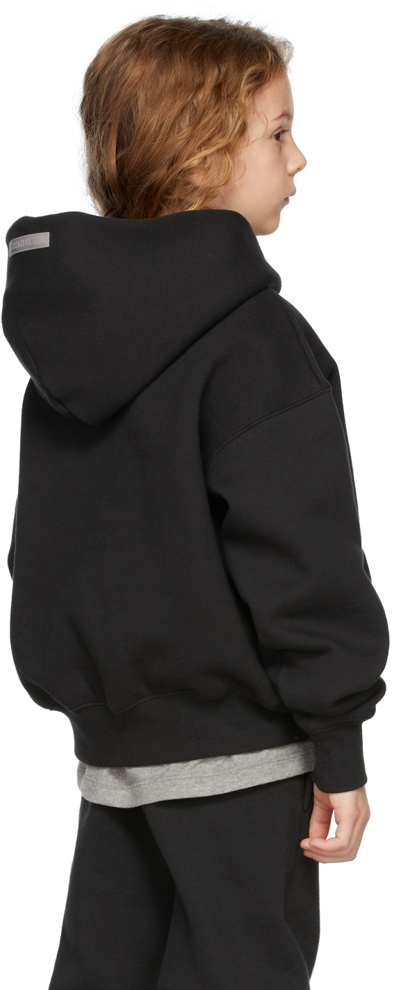 Essentials Kids Black Pullover Sweatshirt