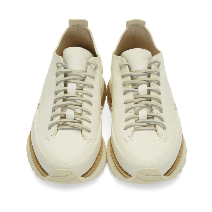Feit White Lugged Rubber Sneakers Feit