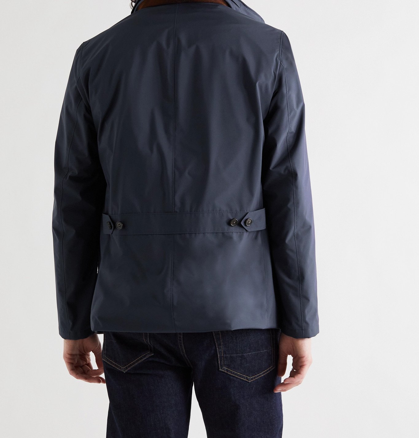 LORO PIANA - Light Voyager Storm System Jacket - Blue Loro Piana