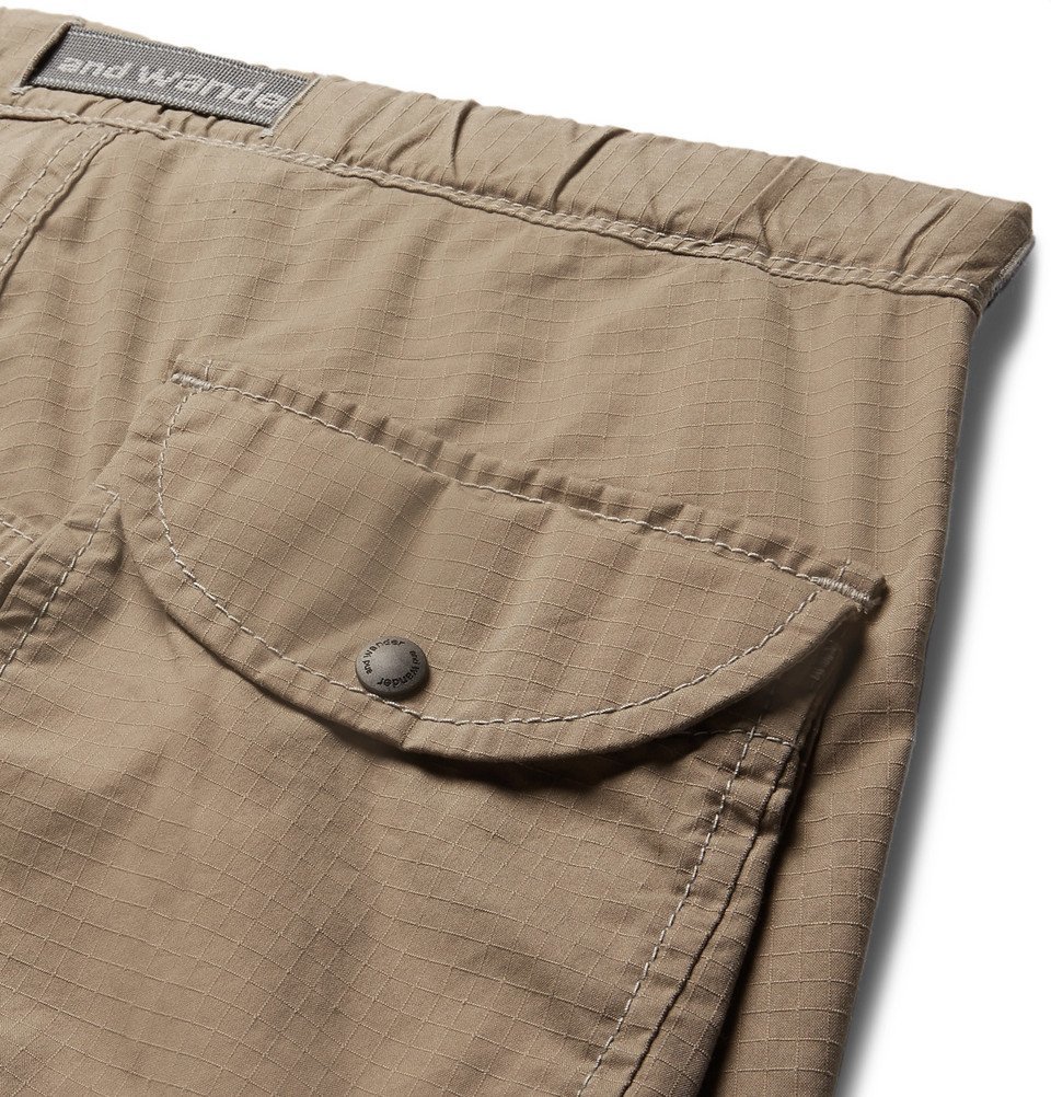 And Wander - Coolmax-Ripstop Shorts - Men - Mushroom and Wander