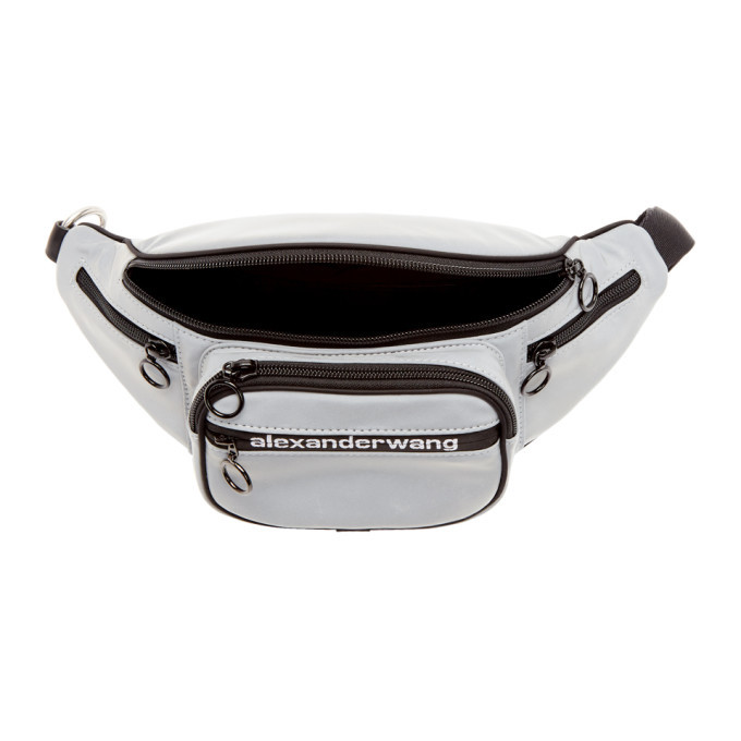 Alexander Wang Silver Reflective Attica Sport Fanny Pack Alexander