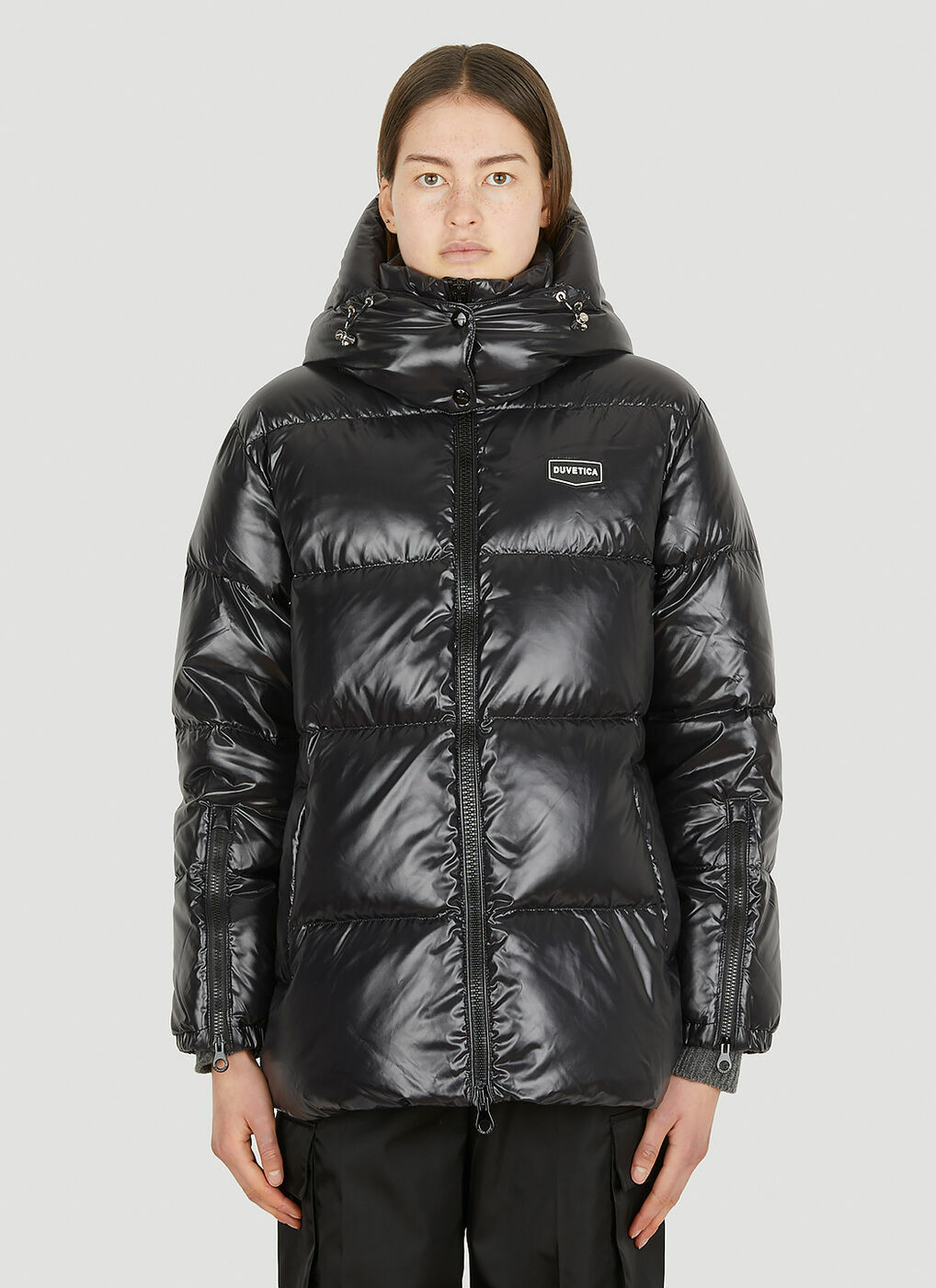 Duvetica - Alloro Quilted Down Jacket in Black Duvetica