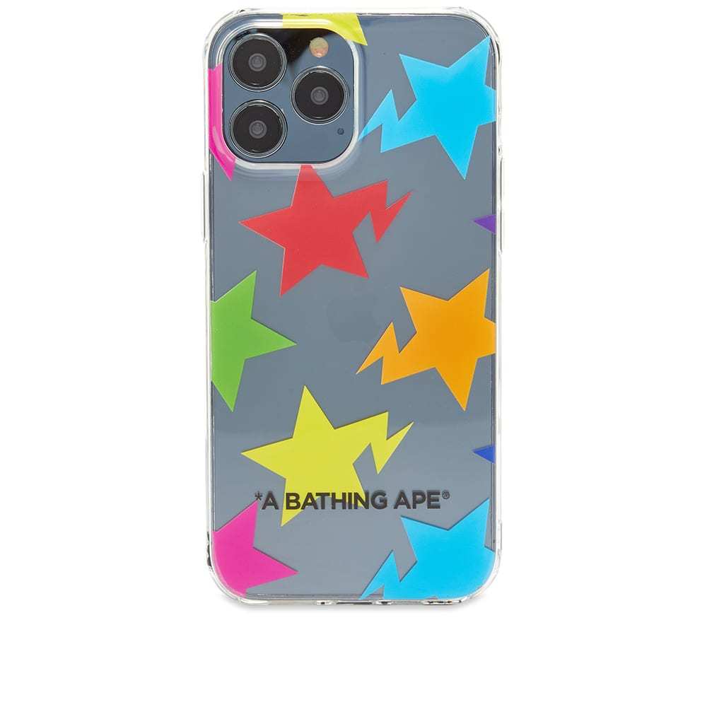 Photo: A Bathing Ape STA Pattern iPhone 13 Pro Max Clear Case
