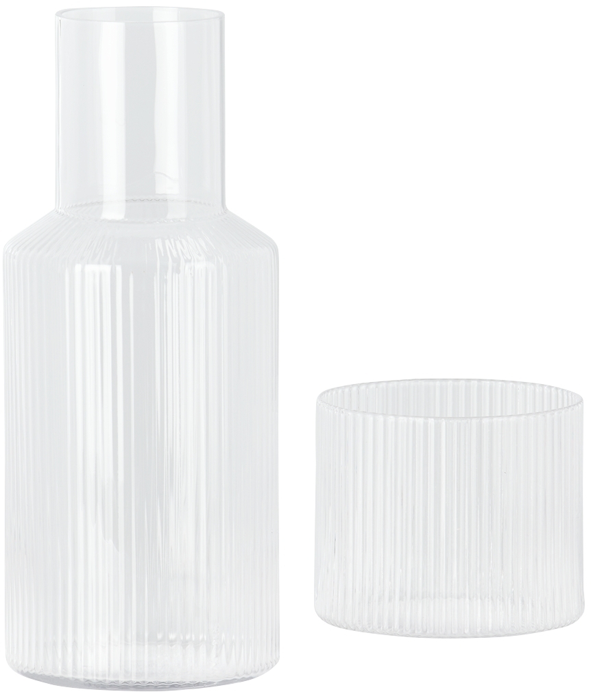 ferm LIVING Small Ripple Cup & Carafe Set ferm LIVING