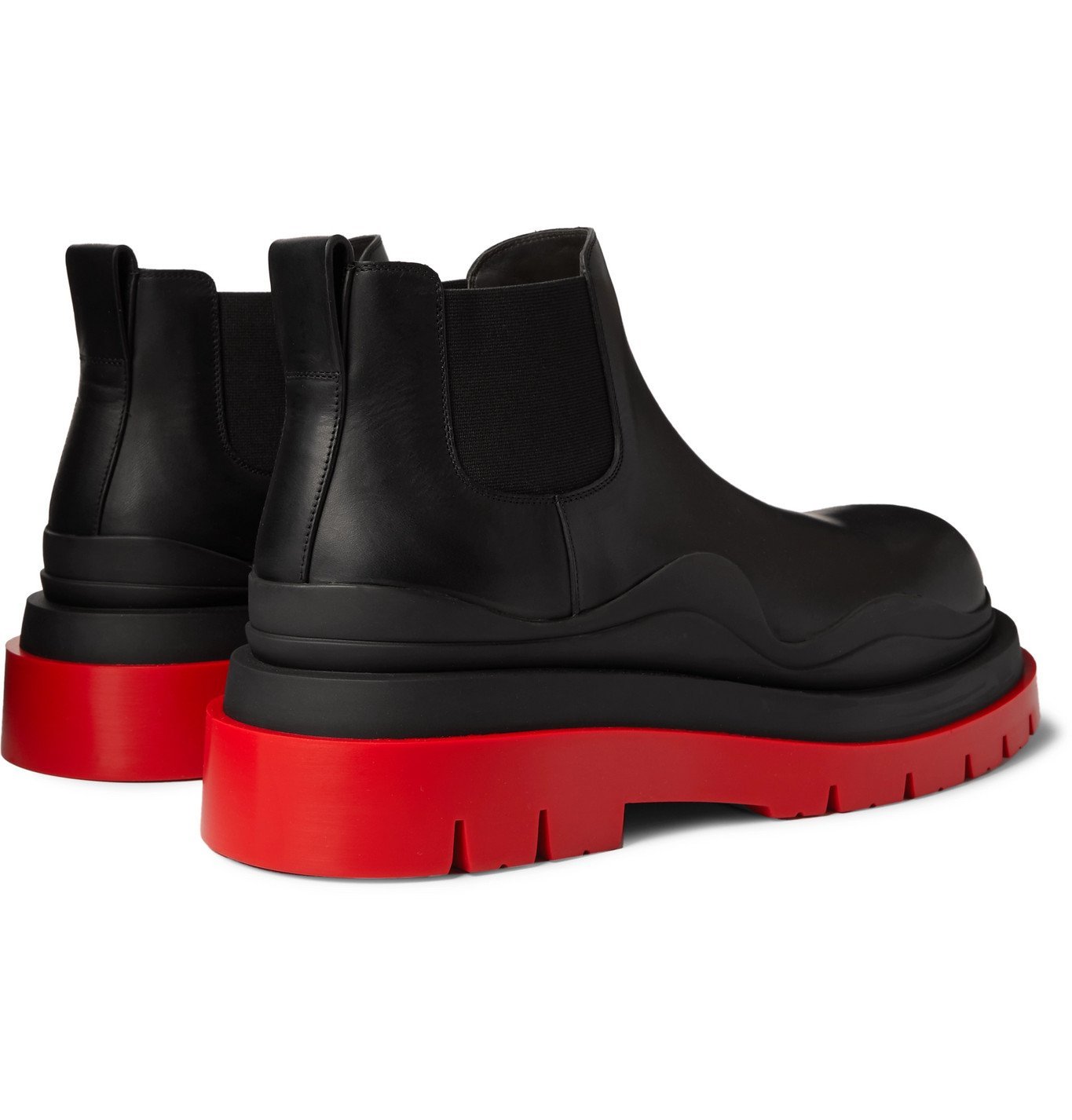 bottega veneta boots red sole