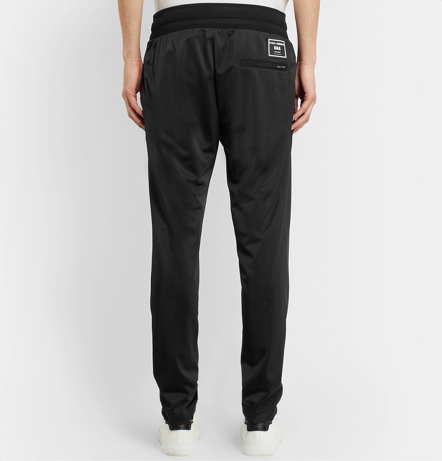 Satin-Jersey Track Pants - Black Dolce 