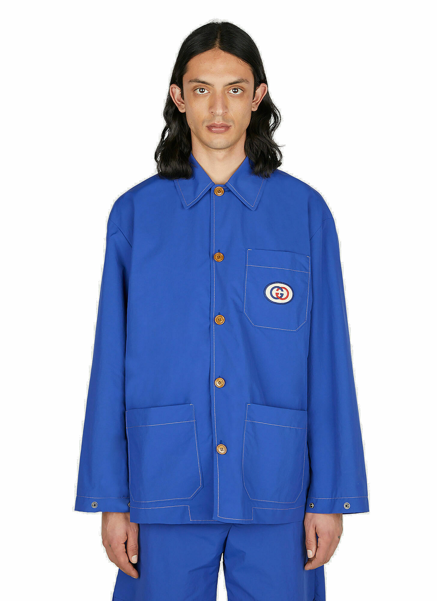 Photo: Gucci - Gremlin Classic Overshirt in Blue