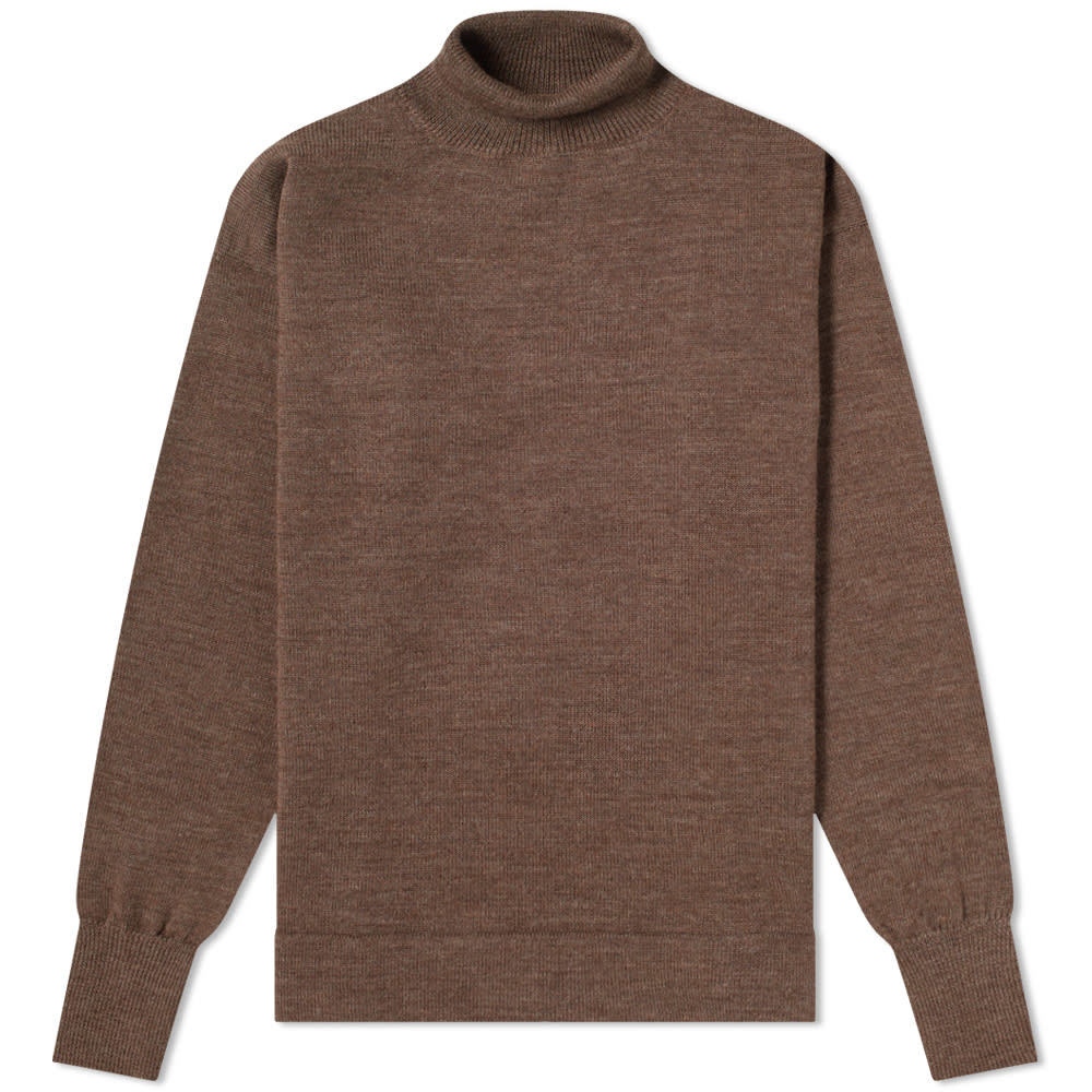 Maison Margiela Elbow Patch Turtle Neck Knit Maison Margiela