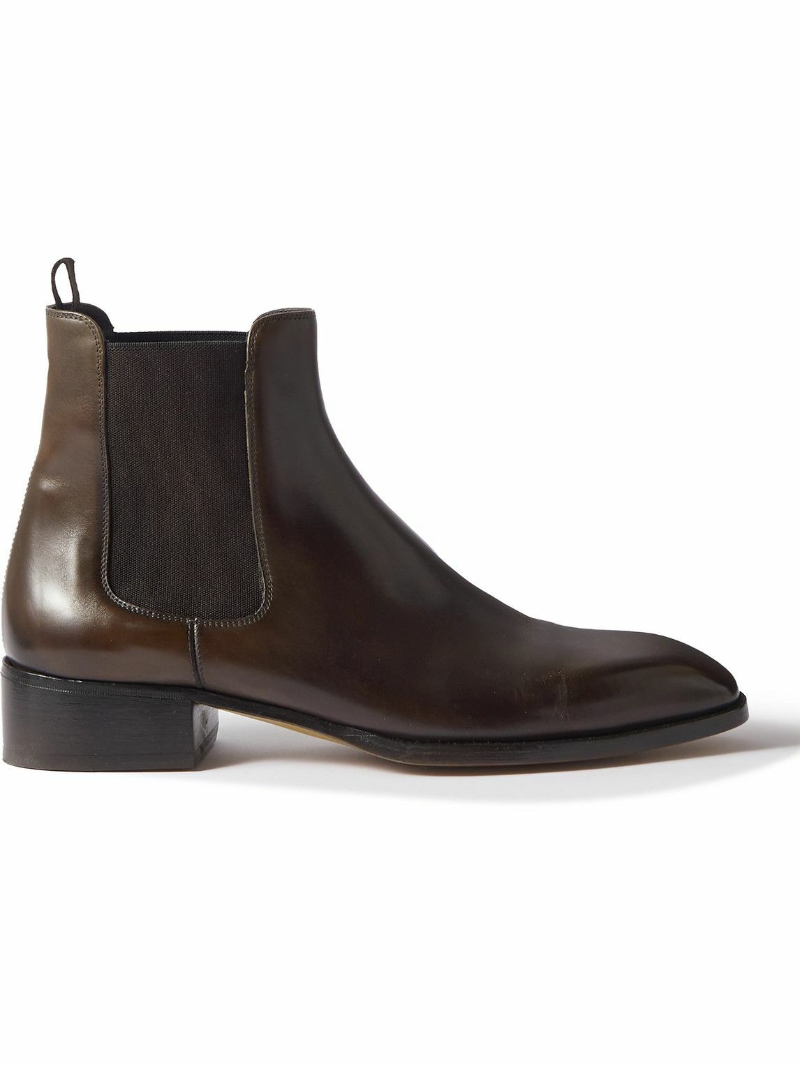 TOM FORD - Leather Chelsea Boots - Brown TOM FORD