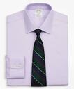 Brooks Brothers Men's Stretch Soho Extra-Slim-Fit Dress Shirt, Non-Iron Royal Oxford Ainsley Collar | Lavender