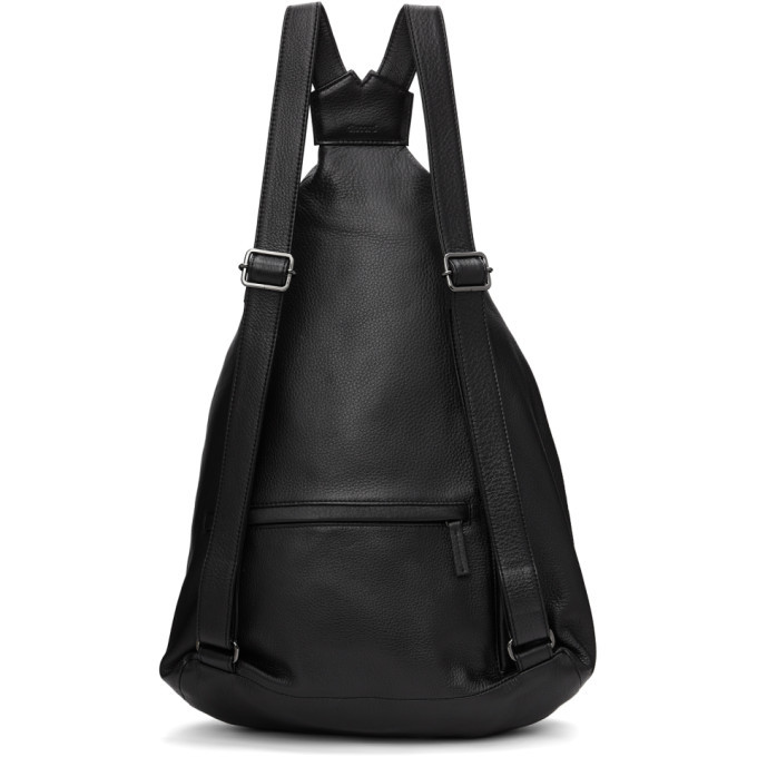 Yohji Yamamoto Black Medium discord Y Bag-Pack Backpack Yohji Yamamoto