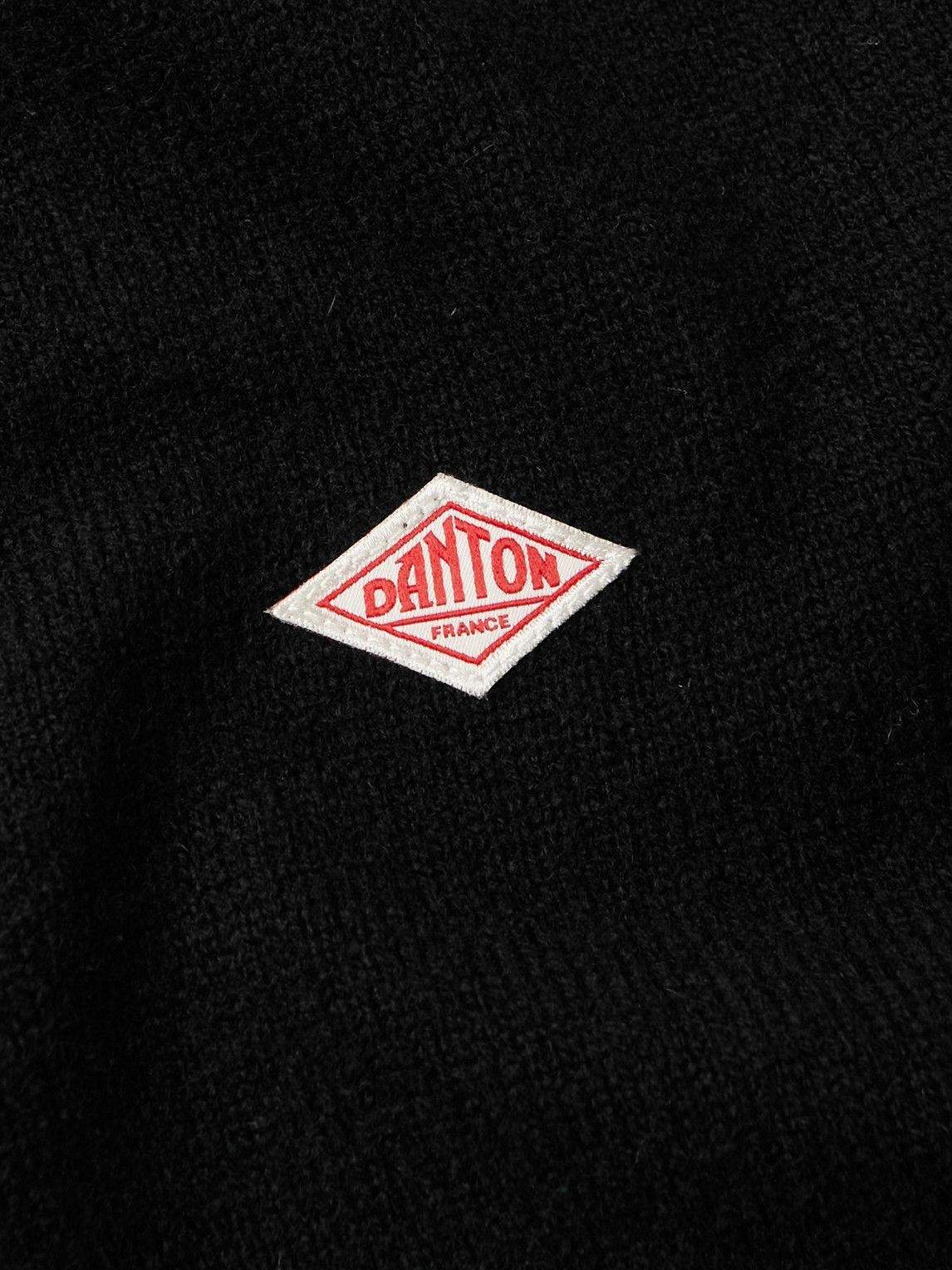 Danton - Logo-Appliquéd Wool Cardigan - Black Danton