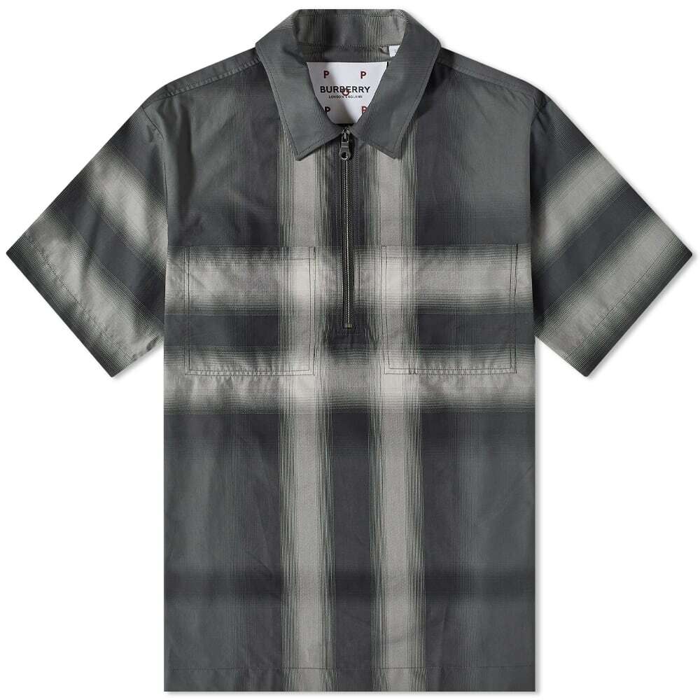 vintage check technical twill track top