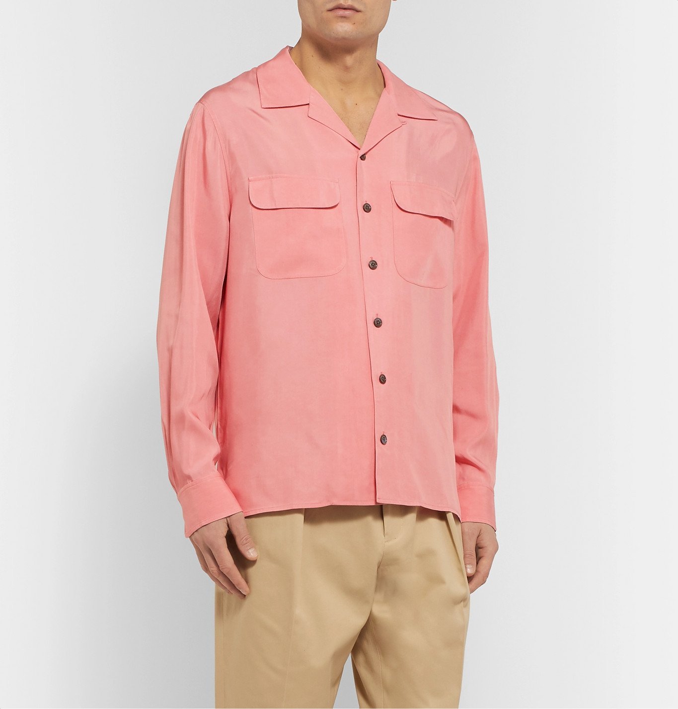 EQUIPMENT The Original CampCollar Twill Shirt Pink EQUIPMENT
