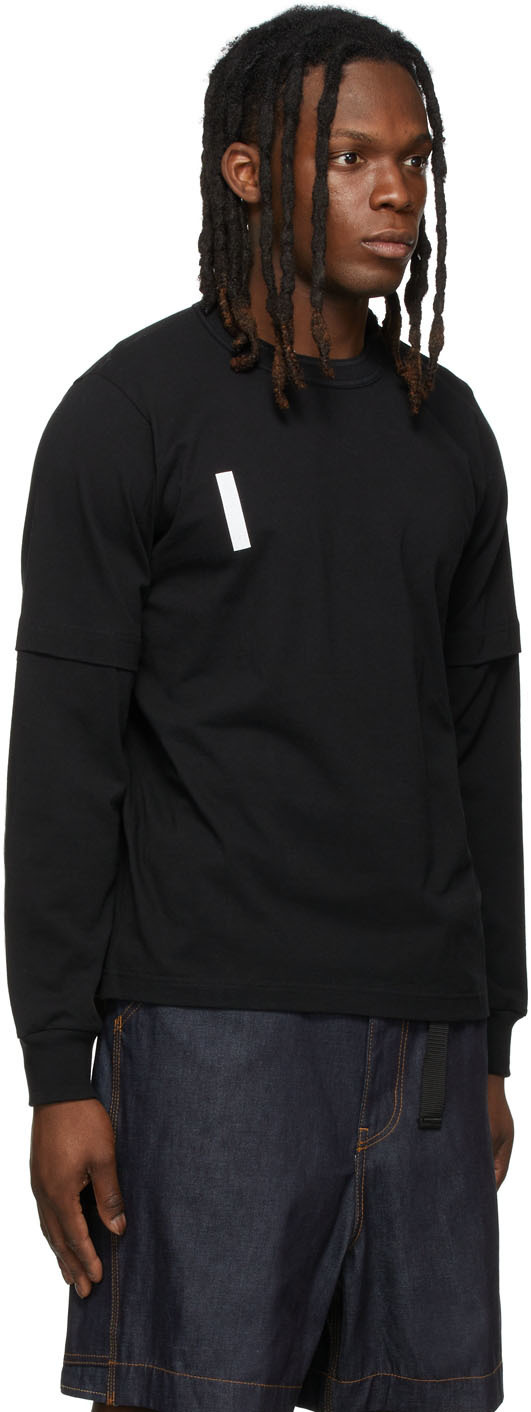 ブラック系,XL(LL)最適な材料sacai x I Get LIFTED T-shirt BLACK XL Tシャツ/カットソー(半袖/袖なし)  メンズブラック系XL(LL)￥12,582-azureo.net
